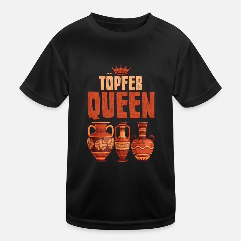 Töpfern Kinder Funktions-T-Shirt