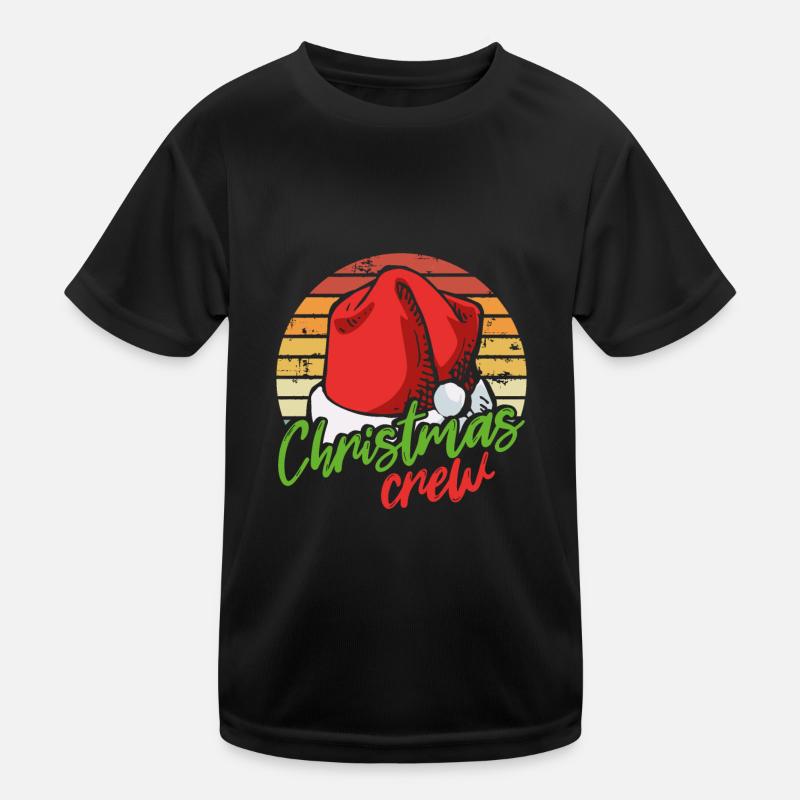 Équipe de Noël rétro T-shirt sport Enfant
