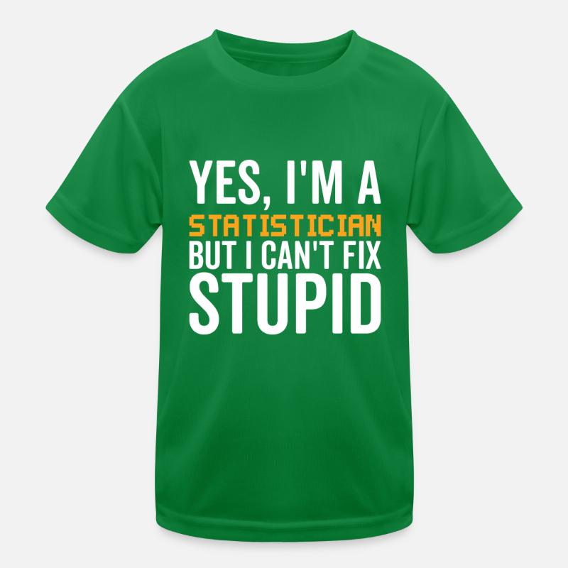 Stupide - Statisticien T-shirt sport Enfant