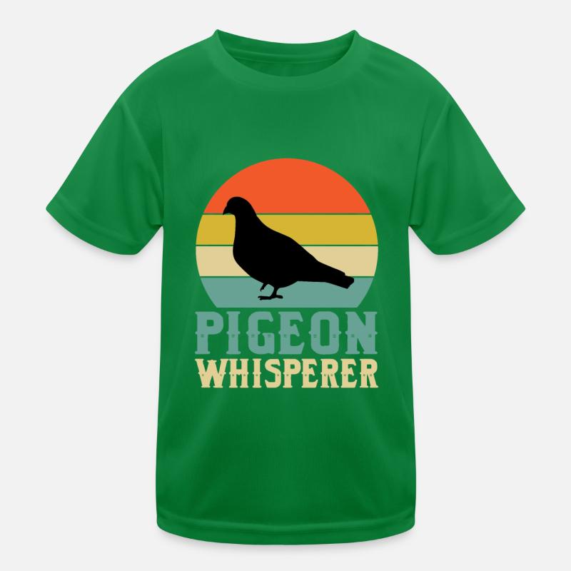Pigeon Whisperer Kids Functional T-Shirt