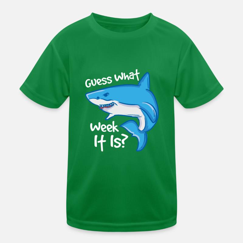 Devinez quelle semaine c’est le requin-marteau T-shirt sport Enfant