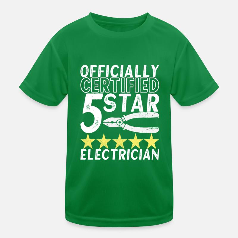 Electrician Electronics Technician Kids Functional T-Shirt