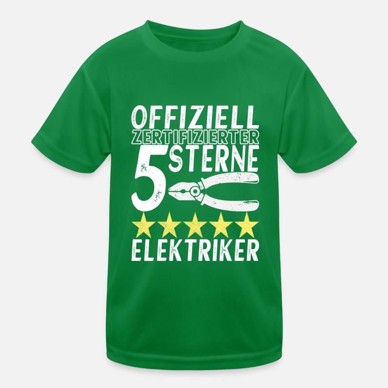 Electrician Electronics Technician Kids Functional T-Shirt