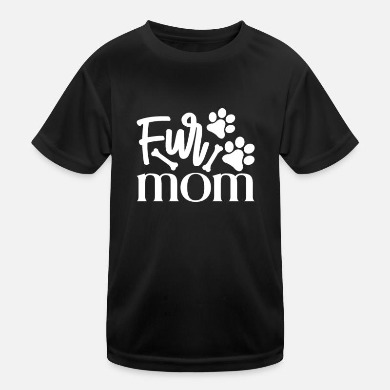 Fur Mom Kids Functional T-Shirt