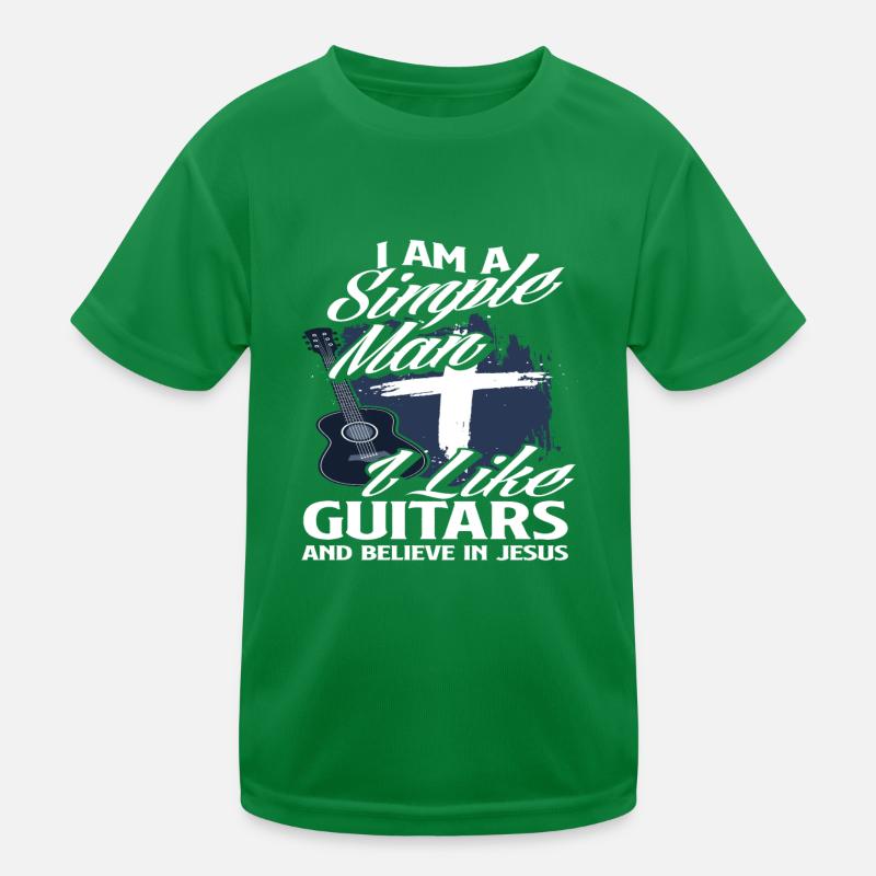 Guitare Jesus Mann T-shirt sport Enfant