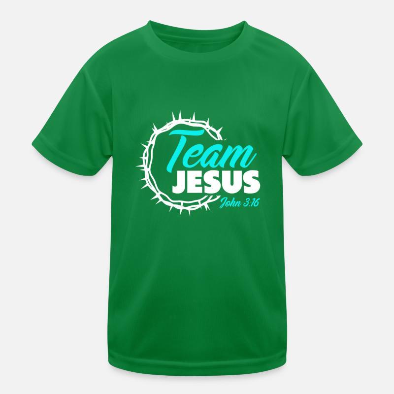 Team Jesus Kinder Funktions-T-Shirt