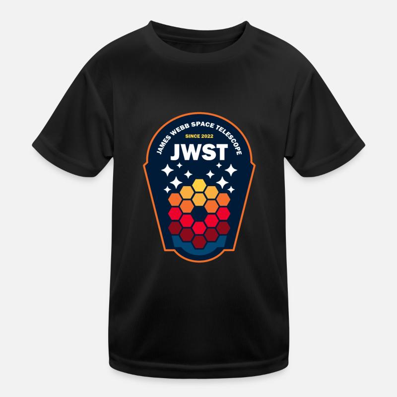 JWST Retro Design Kinder Funktions-T-Shirt