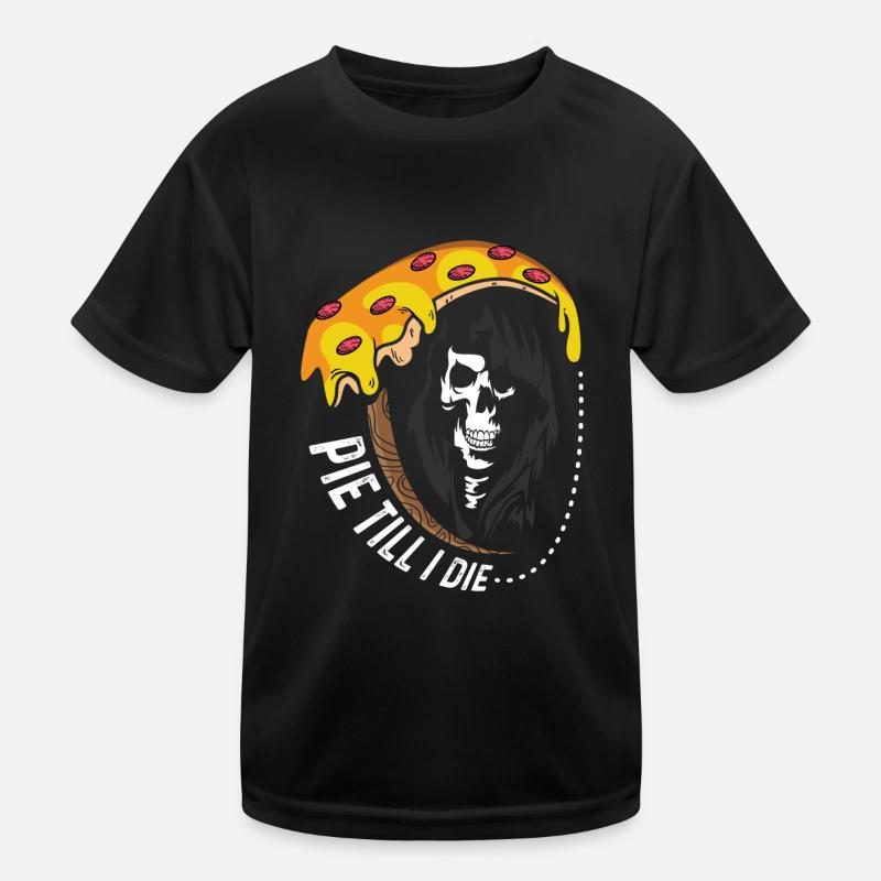 Kuchen bis ich sterbe Feinschmecker Gift Kinder Funktions-T-Shirt