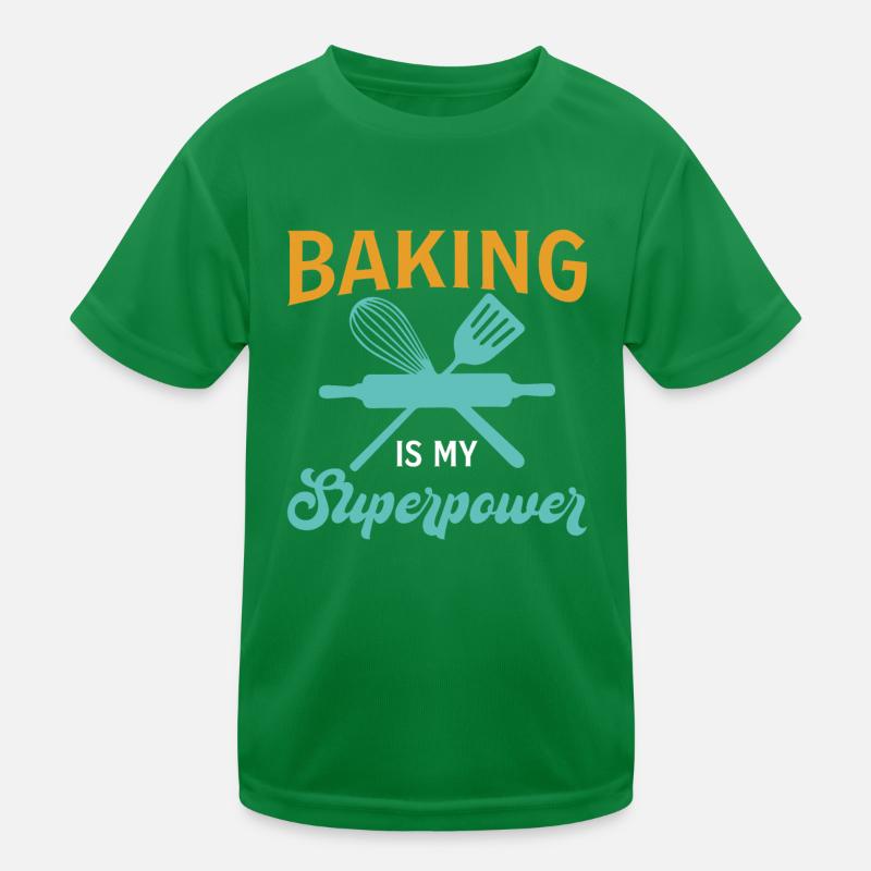 Baking Is My Superpower - Baker Kinder Funktions-T-Shirt