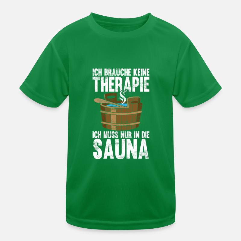 Sauna Kinder Funktions-T-Shirt