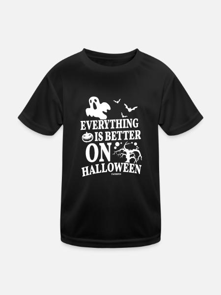 Halloween - Kids Functional T-Shirt - black - Front