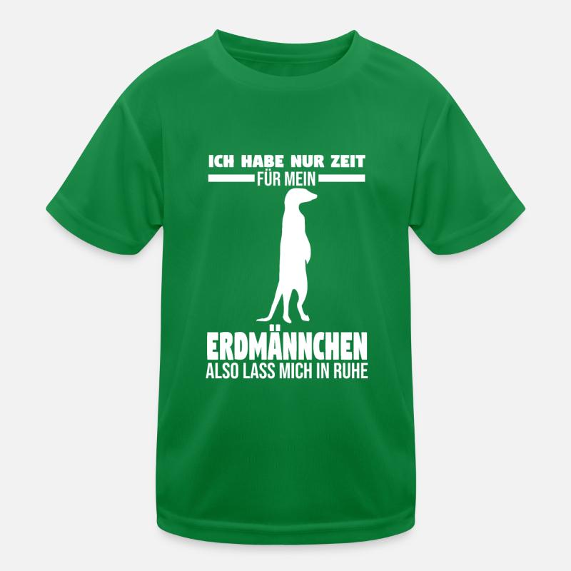 Erdmännchen Kinder Funktions-T-Shirt