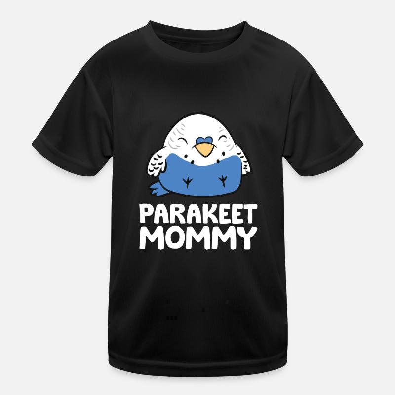 Sittich-Mama Wellensittich Lustige Sittich-Mama Kinder Funktions-T-Shirt