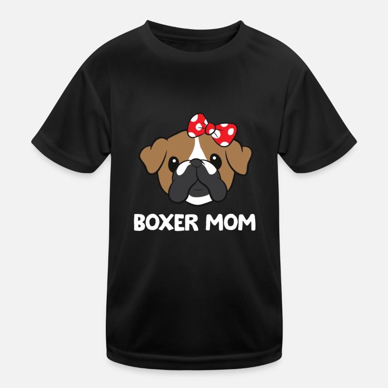 Boxer Mama Funny Boxer Propriétaire de chien Mama T-shirt sport Enfant