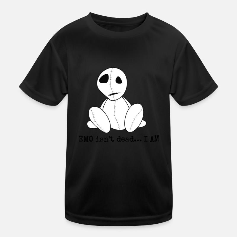 EMO n’est pas mort... Je suis | | de vêtements Emo Emocore Goths T-shirt sport Enfant