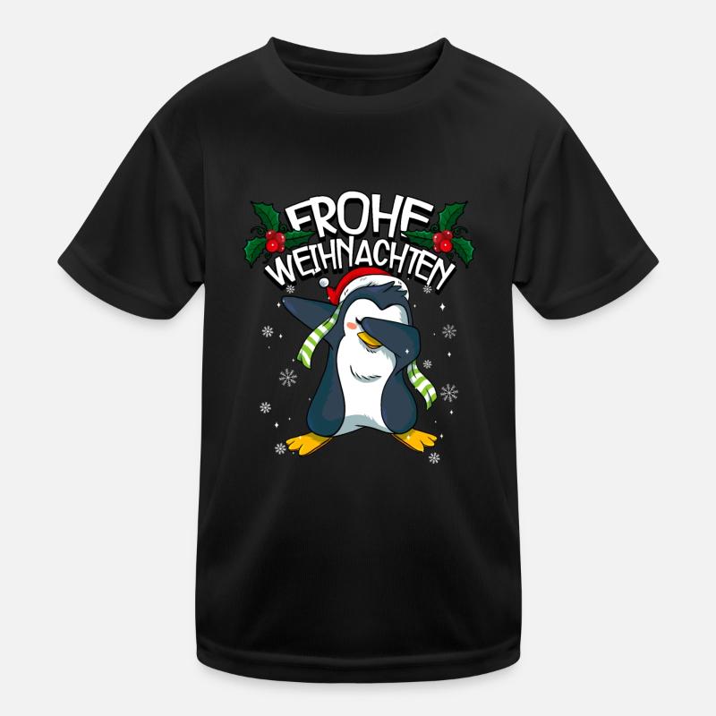 Frohe Weihnachten Kinder Funktions-T-Shirt