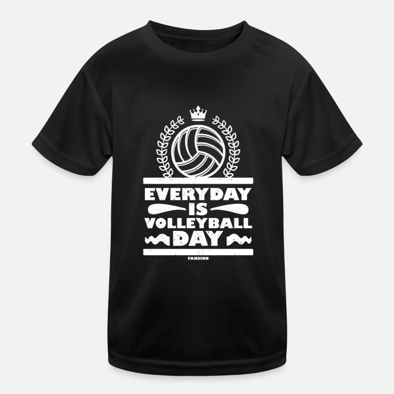 Volleyball Kinder Funktions-T-Shirt