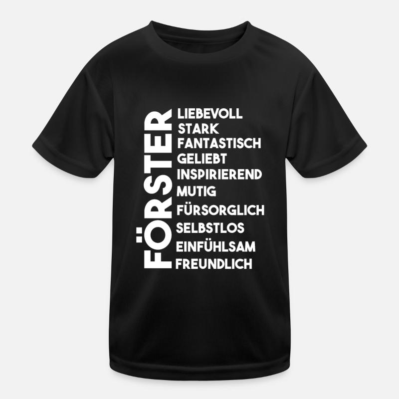 Waldarbeiter Holzfäller Waldarbeit Förster Kinder Funktions-T-Shirt