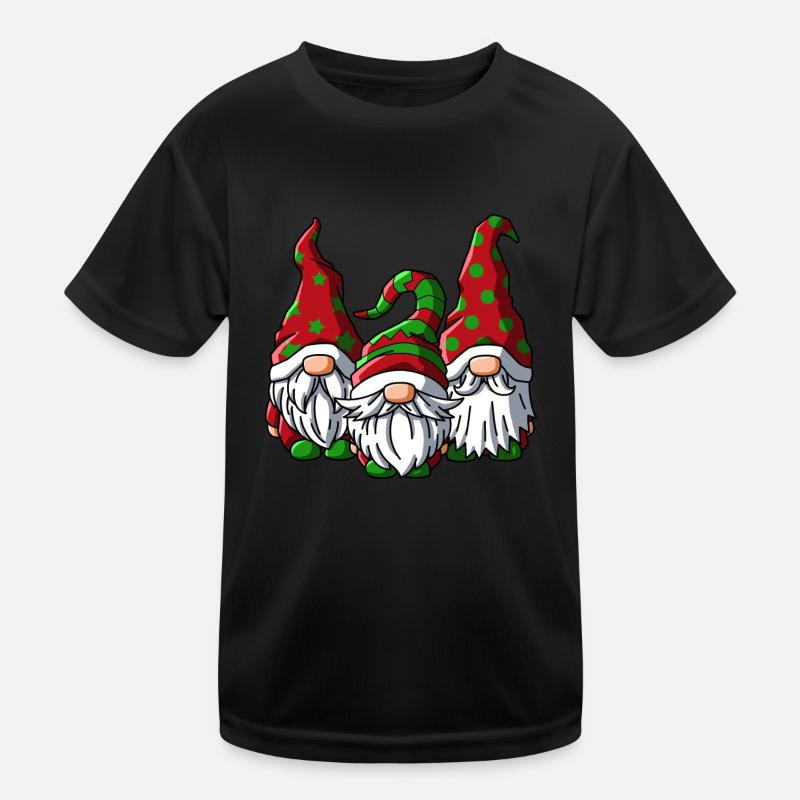 Noël Nain Gnomies Noël T-shirt sport Enfant
