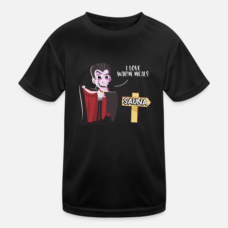 Ich Liebe Saunen Kinder Funktions-T-Shirt