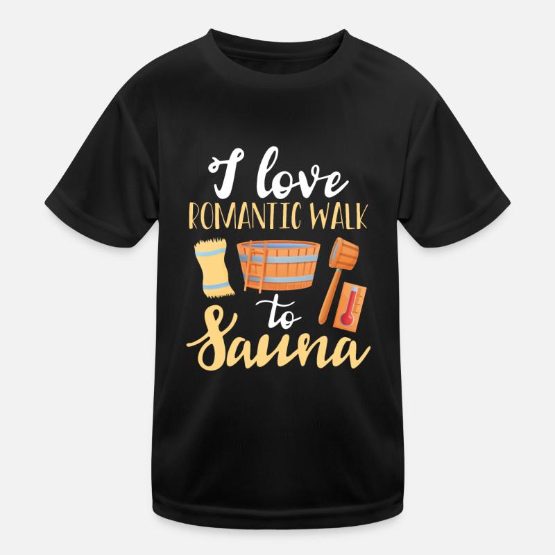 Ich Liebe Einen Romantischen Spaziergang Kinder Funktions-T-Shirt