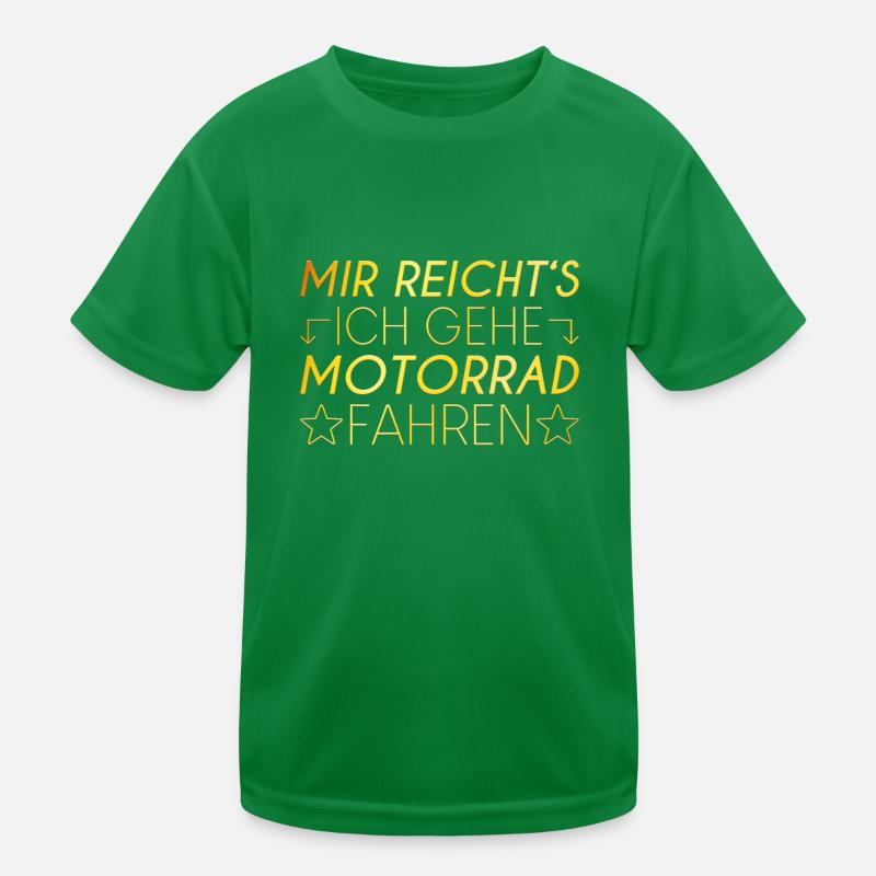 Motorrad Spruch Kinder Funktions-T-Shirt