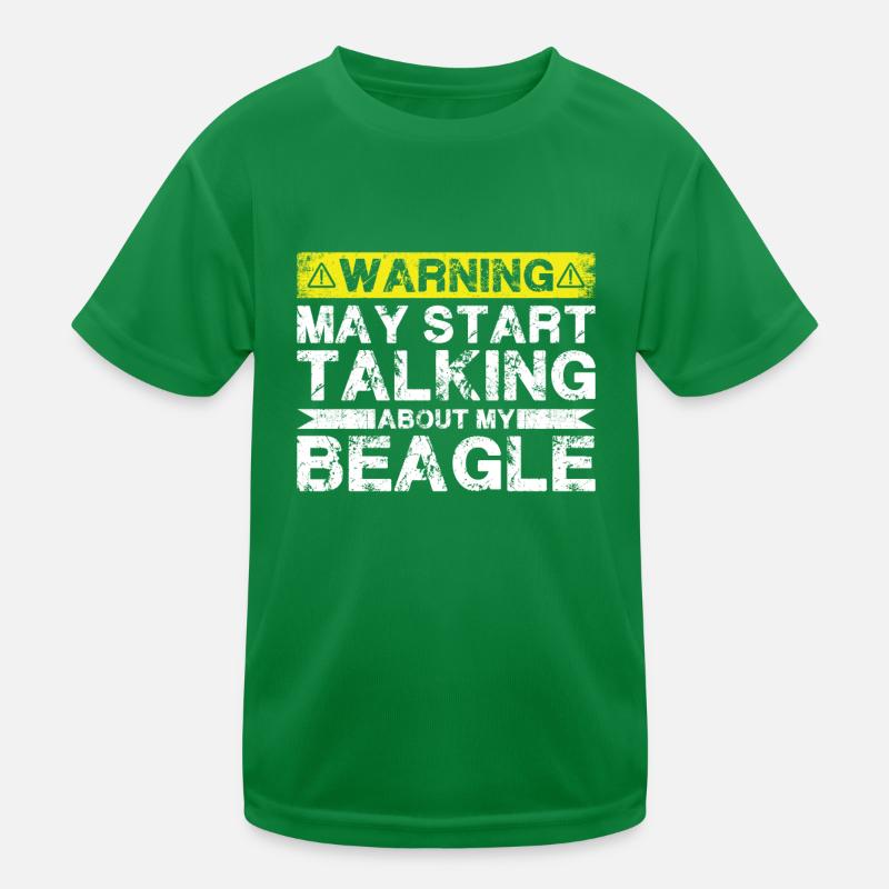 Apropos Beagle Kinder Funktions-T-Shirt