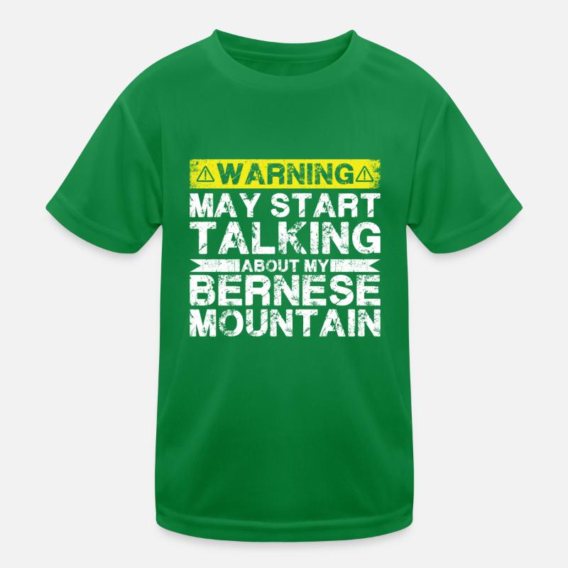 Speaking of Bernese Mountain Kids Functional T-Shirt