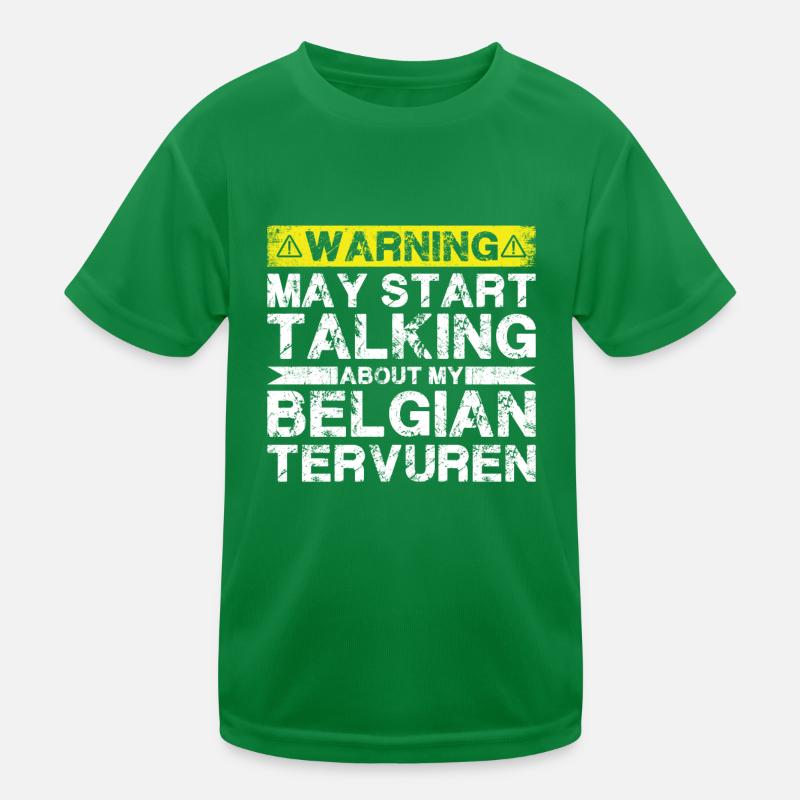 Apropos Belgisches Tervuren Kinder Funktions-T-Shirt