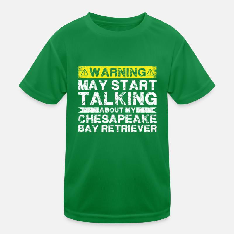 En parlant des Retrievers de la baie de Chesapeake T-shirt sport Enfant