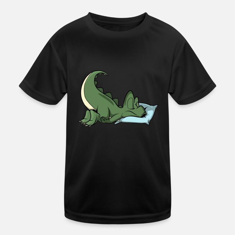 Sleeping T-Rex Dinosaur Kids Functional T-Shirt