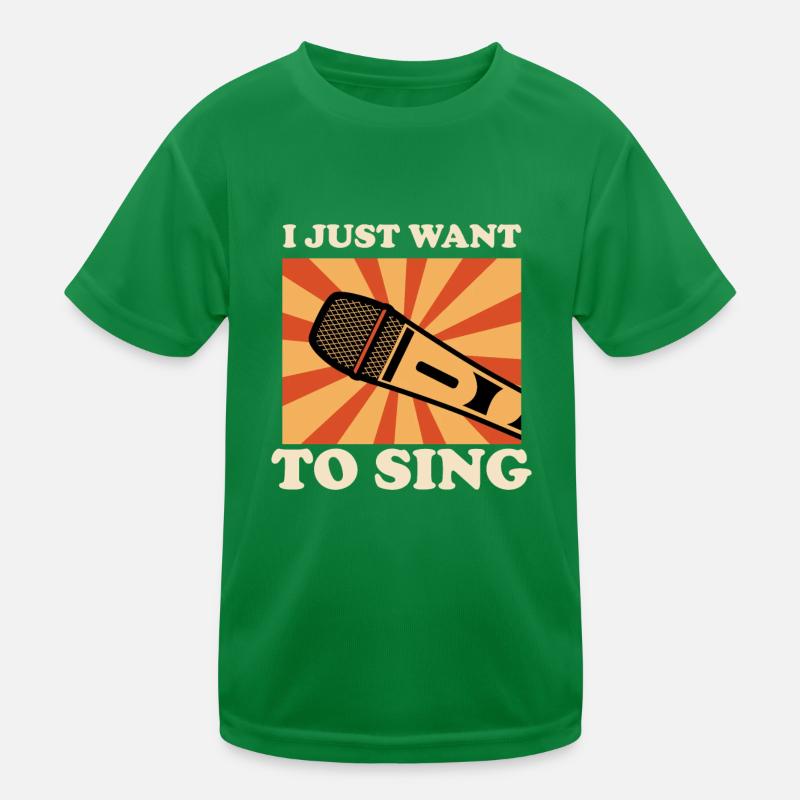 Will singen Künstler Gift Kinder Funktions-T-Shirt