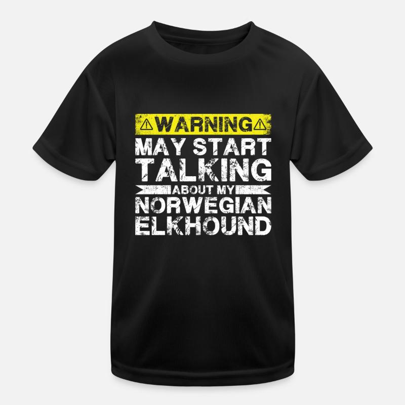 Apropos Norwegischer Elchhund Kinder Funktions-T-Shirt