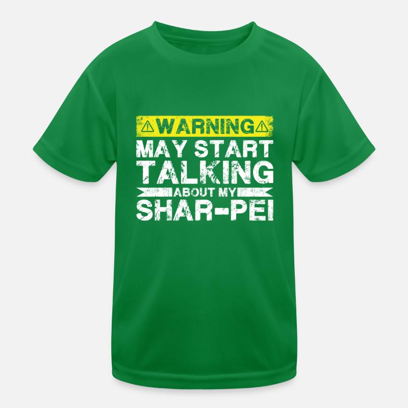 Apropos Shar-Pei Kinder Funktions-T-Shirt