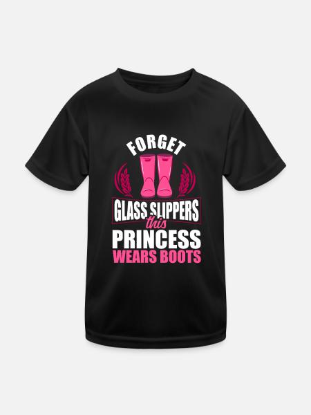 Agriculteur Oubliez le verre - T-shirt sport Enfant - noir - Devant