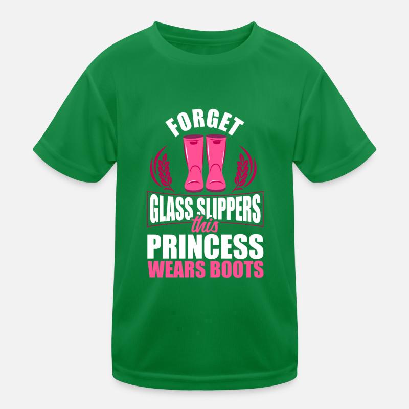 Farming Farmer Forget Glass Kids Functional T-Shirt