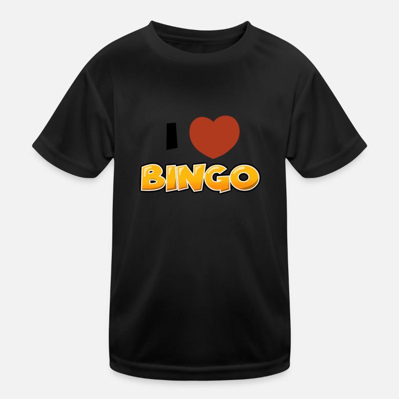 Tenue de jeu de bingo J’adore Bingo T-shirt sport Enfant