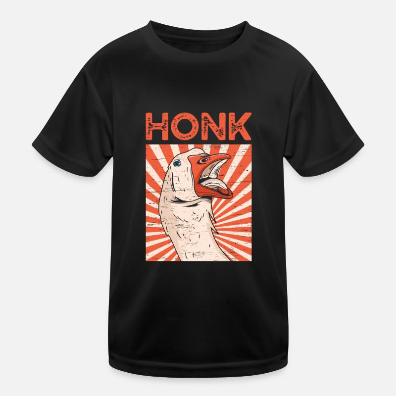 Chasseur d’œufs De La ferme d’oies Klaxon T-shirt sport Enfant