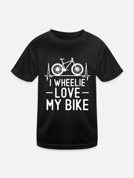 Enduro VTT VTT Équitation - T-shirt sport Enfant - noir - Devant