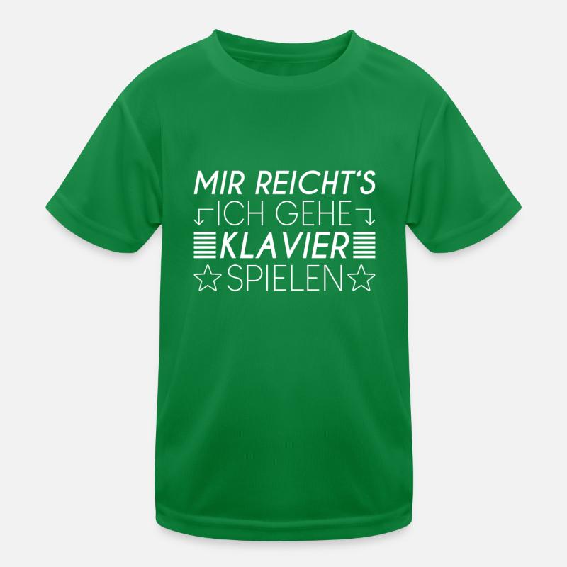 Klavier Spruch Kinder Funktions-T-Shirt