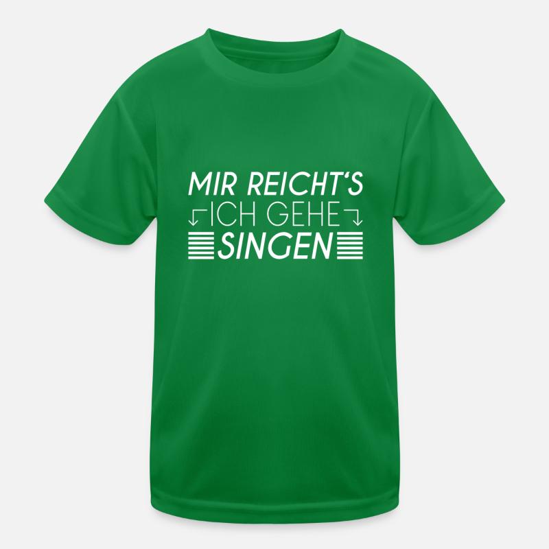 Singen Spruch Kinder Funktions-T-Shirt