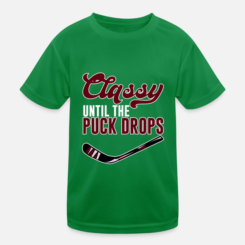 Classy Until The Puck Drops 2 Kids Functional T-Shirt