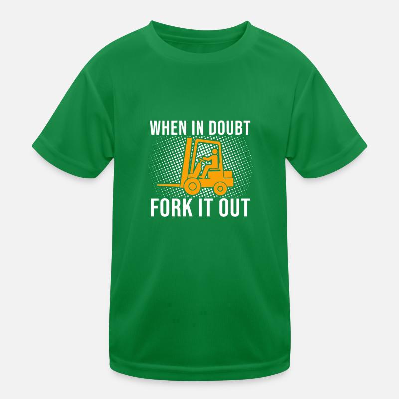 Forklift Driver Forklift Driver Warehouse Kids Functional T-Shirt