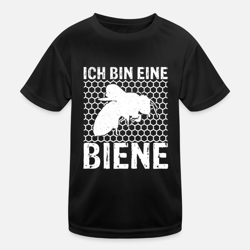 Ich Bin Eine Biene Geschenk Imker Biene Bienen Flü Kinder Funktions-T-Shirt