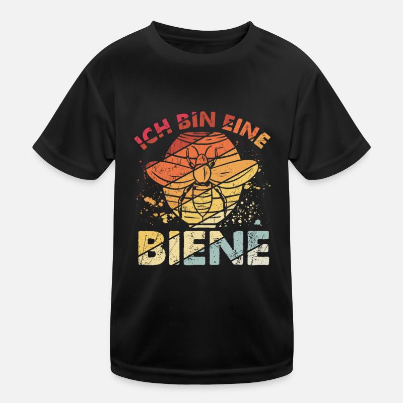 Ich Bin Eine Biene Geschenk Imker Biene Bienen Flü Kinder Funktions-T-Shirt