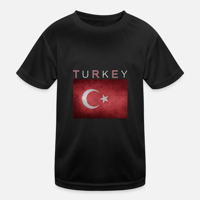 Drapeau de la Turquie Istanbul Ankara T-shirt sport Enfant