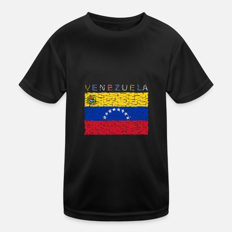 Drapeau du Venezuela Caracas T-shirt sport Enfant
