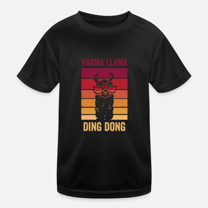 Drôle de Lama T-shirt sport Enfant