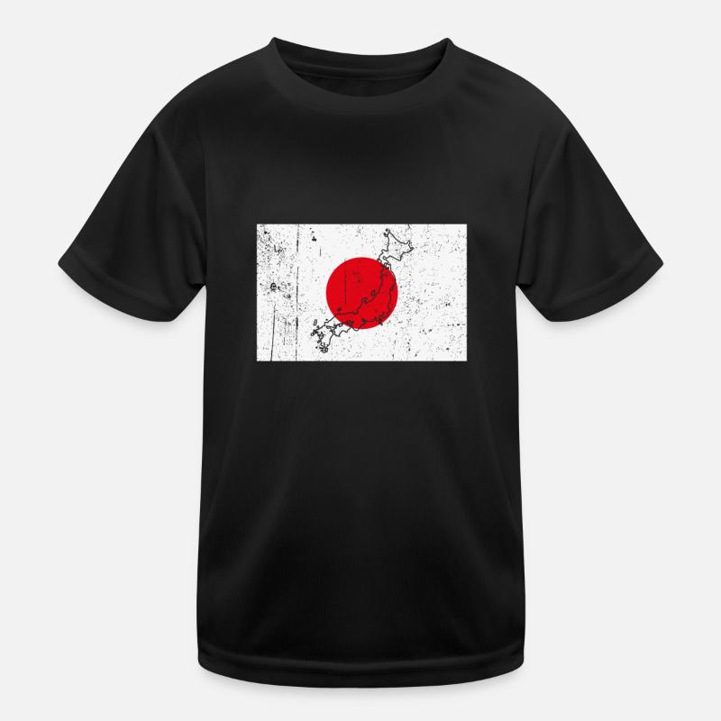 Drapeau du Japon T-shirt sport Enfant