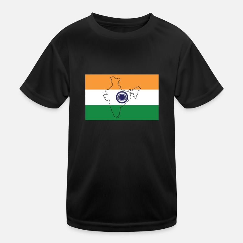 Drapeau de l’Inde T-shirt sport Enfant